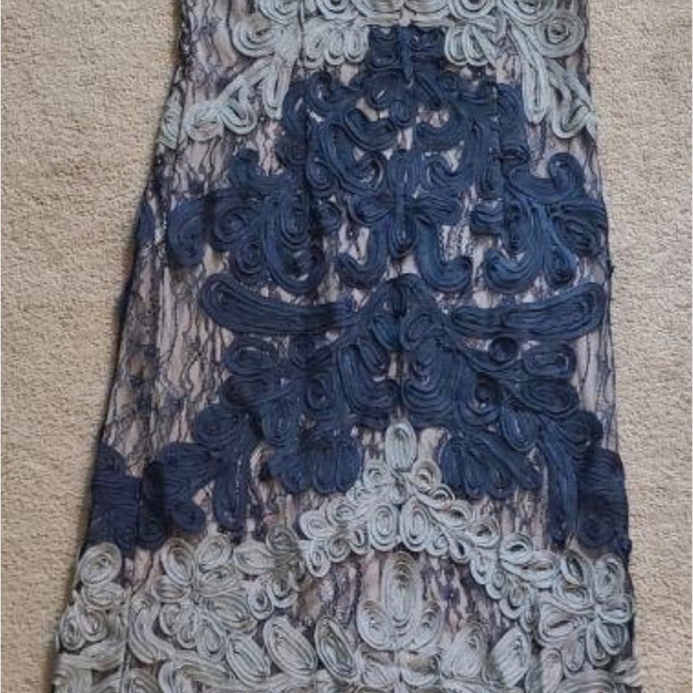 Jackie Soutache Js Collection Midi Evening Gown - image 4